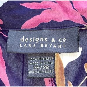 Lane Bryant Tops - Designs & co Lane Bryant floral print long sleeve Lane Bryant Tops - Designs & co Lane Bryant floral print long sleeve
